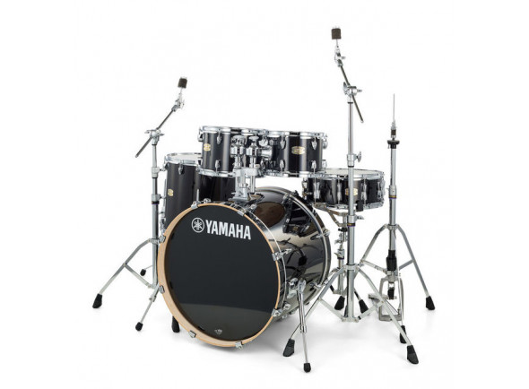 Yamaha Stage Custom Birch Raven Black com Hardware 20'' Yamaha Stage Custom Birch Raven Black com Hardware 20''